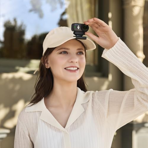 DJI Osmo Nano Standard Combo (128GB) - Small 4K/60fps Vlogging Camera with a 1/1.3″ Sensor, 143° Wide FOV Video, 200-Min Recording, Swift Content Transfer, Magnetic POV Cam 4K for Sports, Vlog