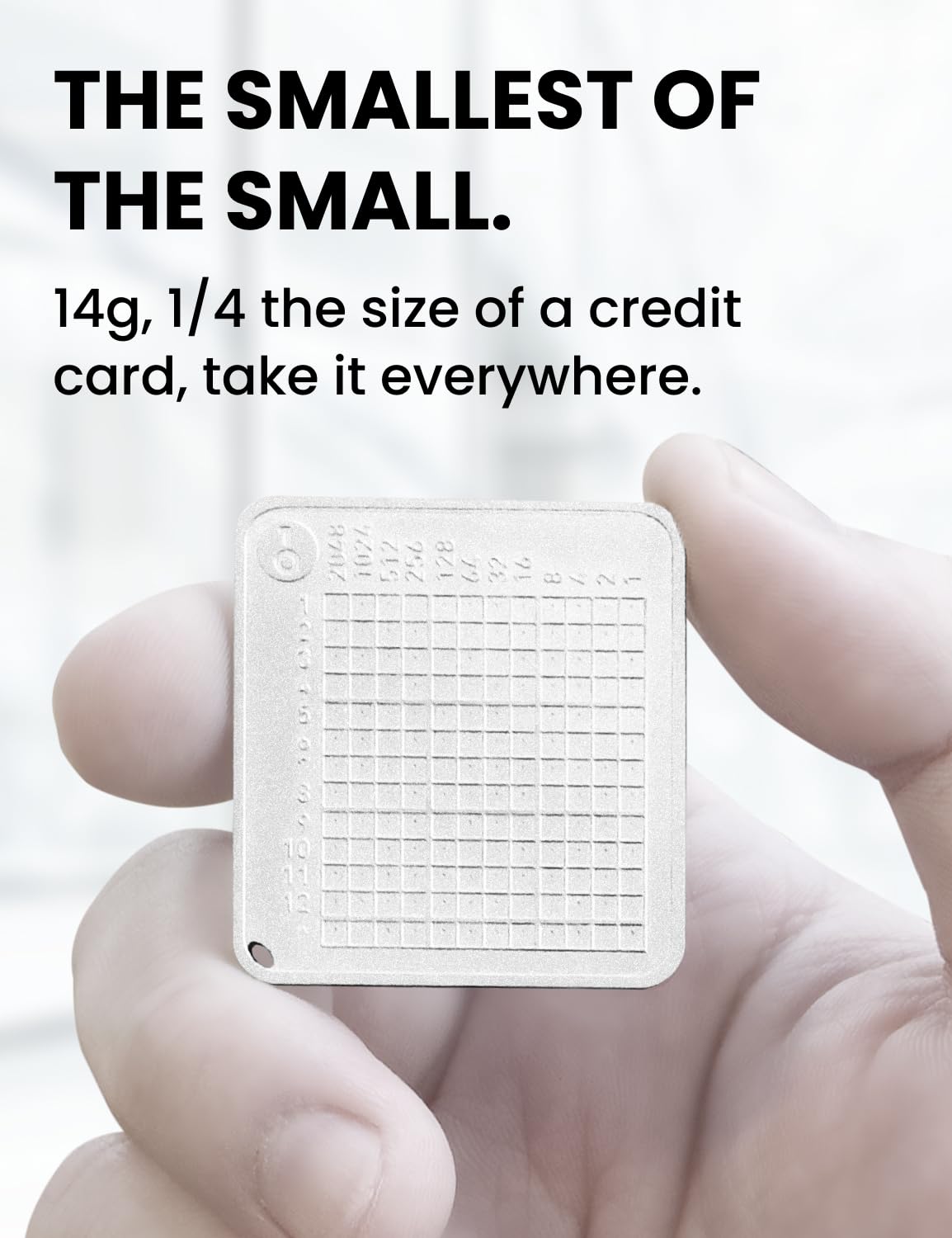 OneKey KeyTag - Crypto Seed Storage Crypto Mnemonic Seed Backup (2pcs with Punch Tool), 24 Words Titanium Plate Support BIP39, Compatible with Ledger, Trezor, Safepal, Keepkey