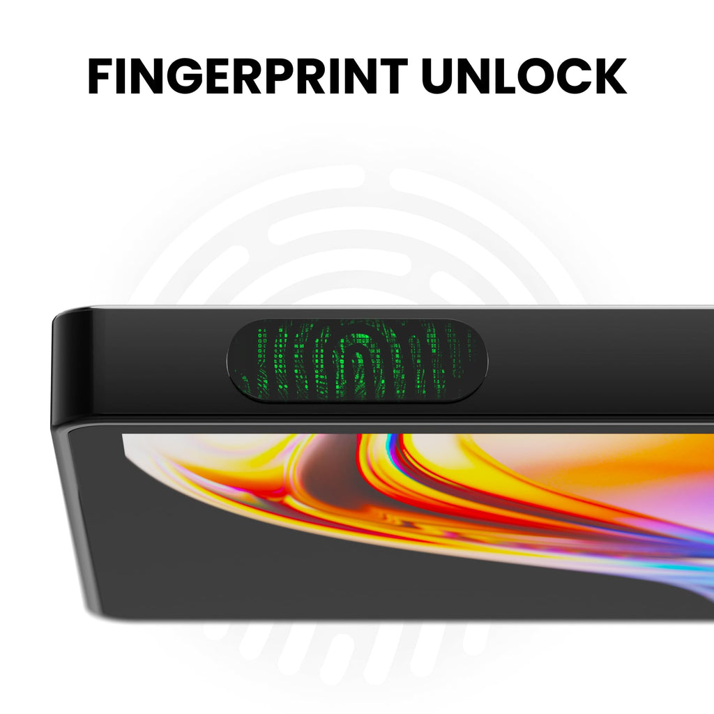 OneKey Pro Crypto Cold Wallet – Air-gapped, Offline Keys, 4× EAL6+ Secure Elements, 3.5" Touchscreen, Fingerprint Unlock, Bluetooth/USB-C, Supports 10,000+ Coins & NFTs (Black)