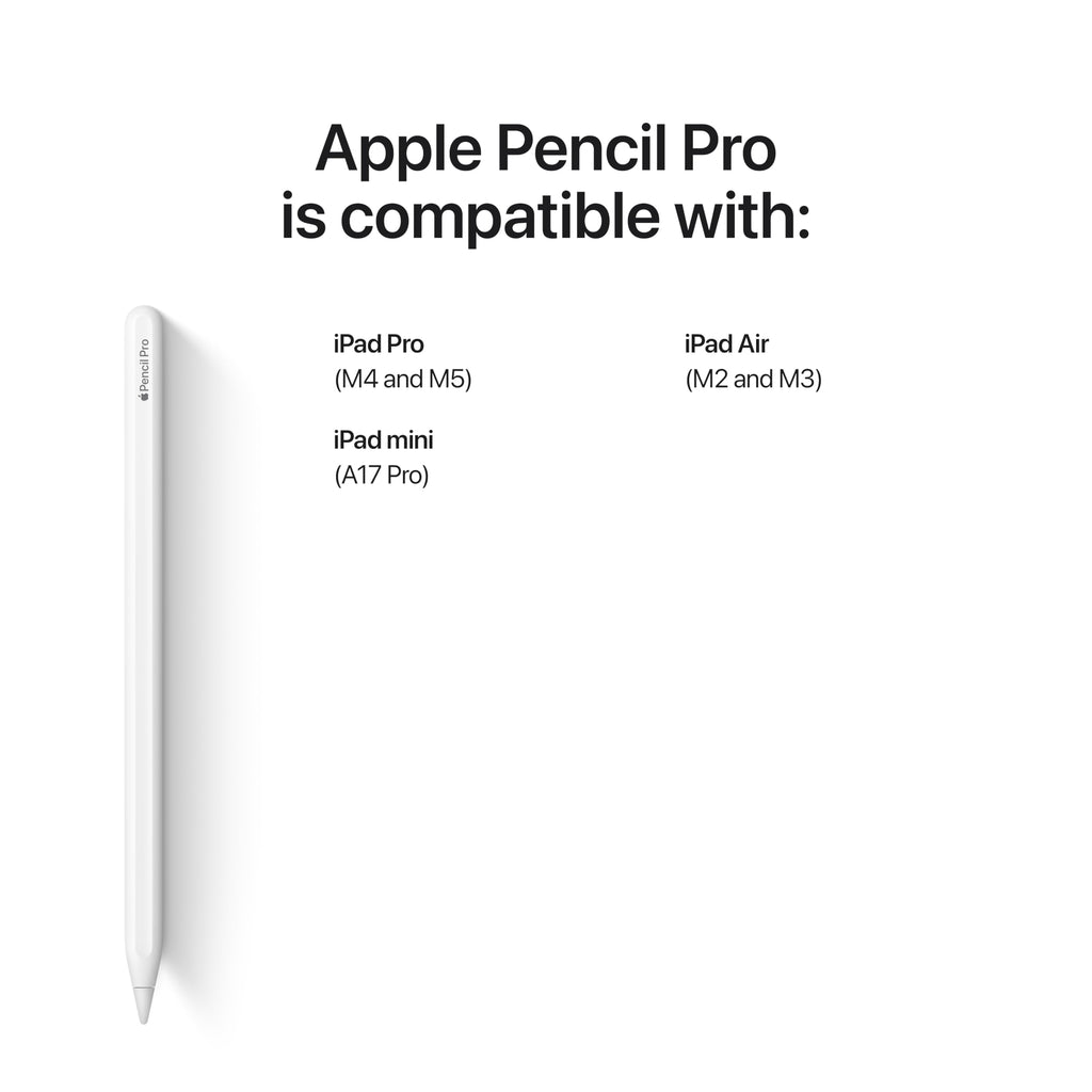 Apple Pencil Pro: Latest Model - Device Compatibility Check Required - Pixel-Perfect Precision, Tilt and Pressure Sensitivity, Perfect for Note-Taking, Drawing, and Art. Charges and Pairs Magnetically