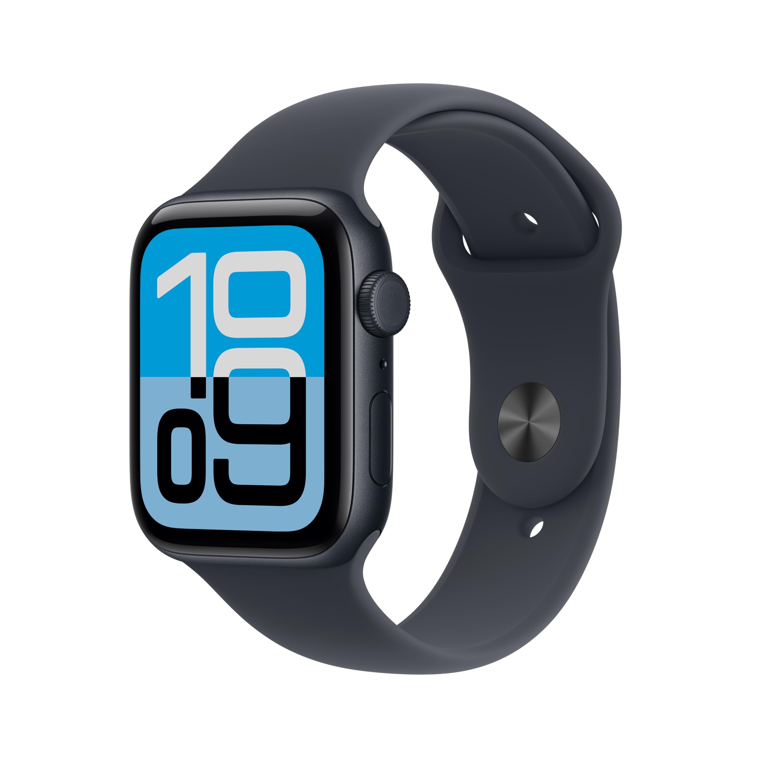 Apple Watch SE 3 [GPS + Cellular 44mm] Smartwatch with Midnight Aluminum Case with Midnight Sport Band - M/L. Fitness and Sleep Trackers, Heart Rate Monitor, Always-On Display, Water Resistant