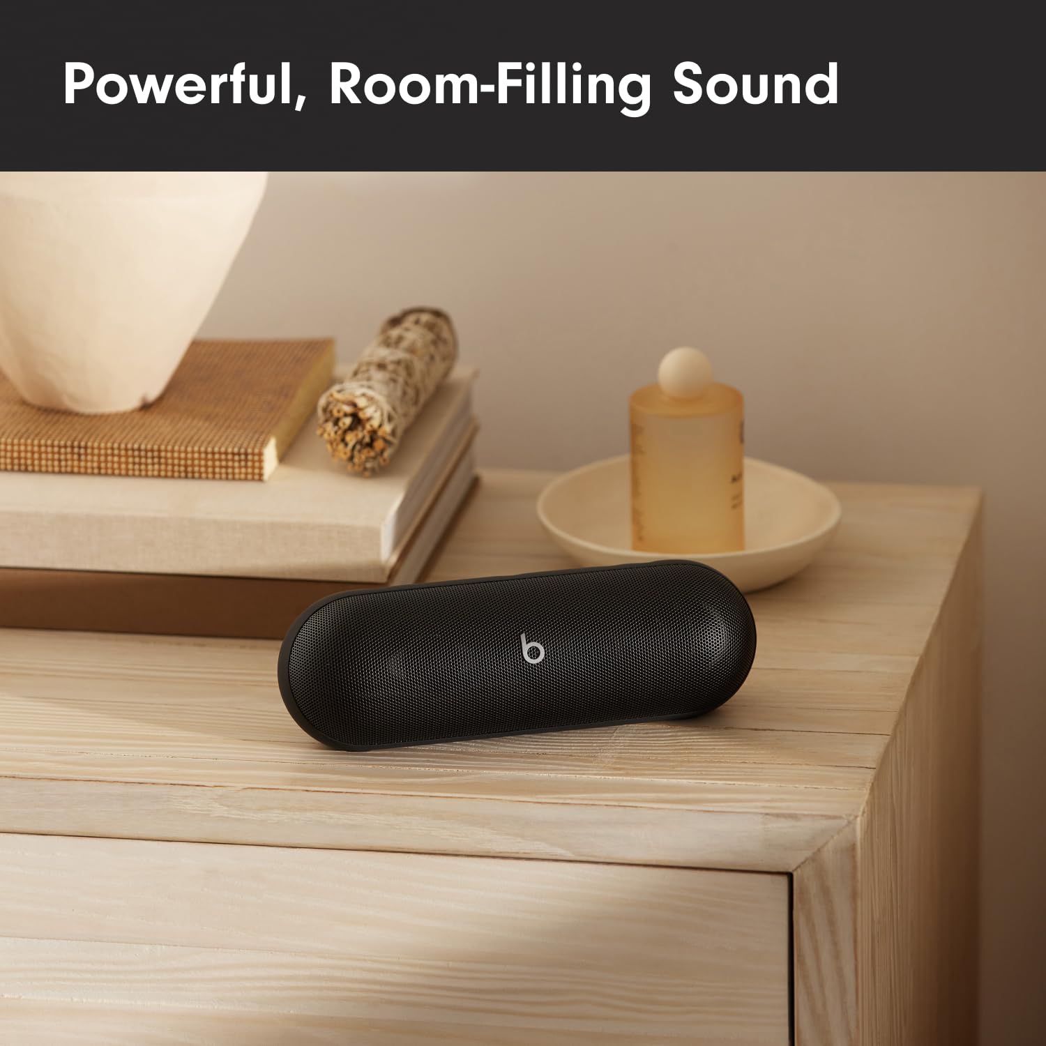 Beats Pill - Wireless Bluetooth Speaker with 20W Power Adapter - Matte Black