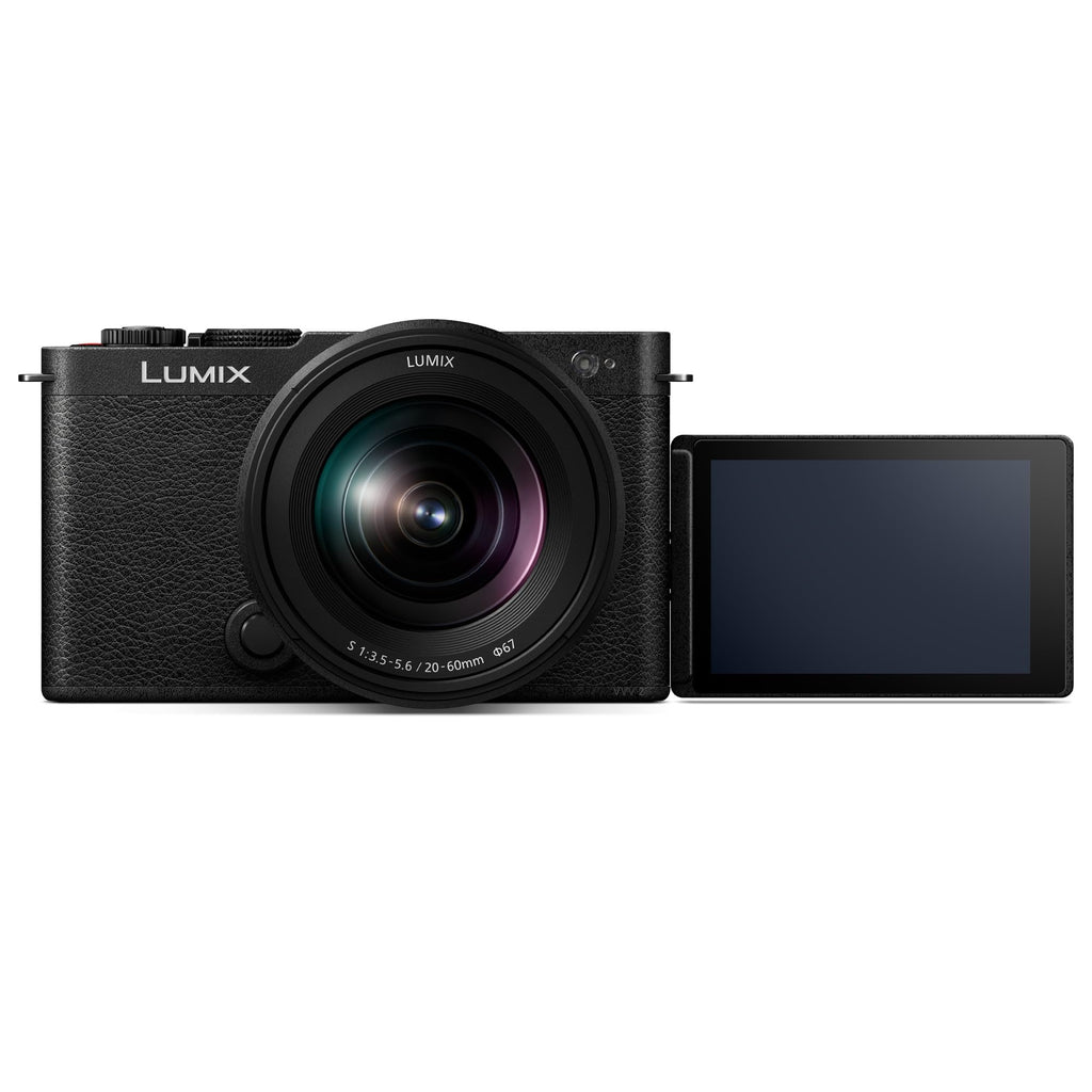 LUMIX S9 Full Frame Camera with 20-60mm F3.5-5.6 L Mount Lens, Compact Mirrorless Camera for Content Creators with Real Time LUT, Open Gate and Easy Sharing of Photos & Video – DC-S9KK (Black)