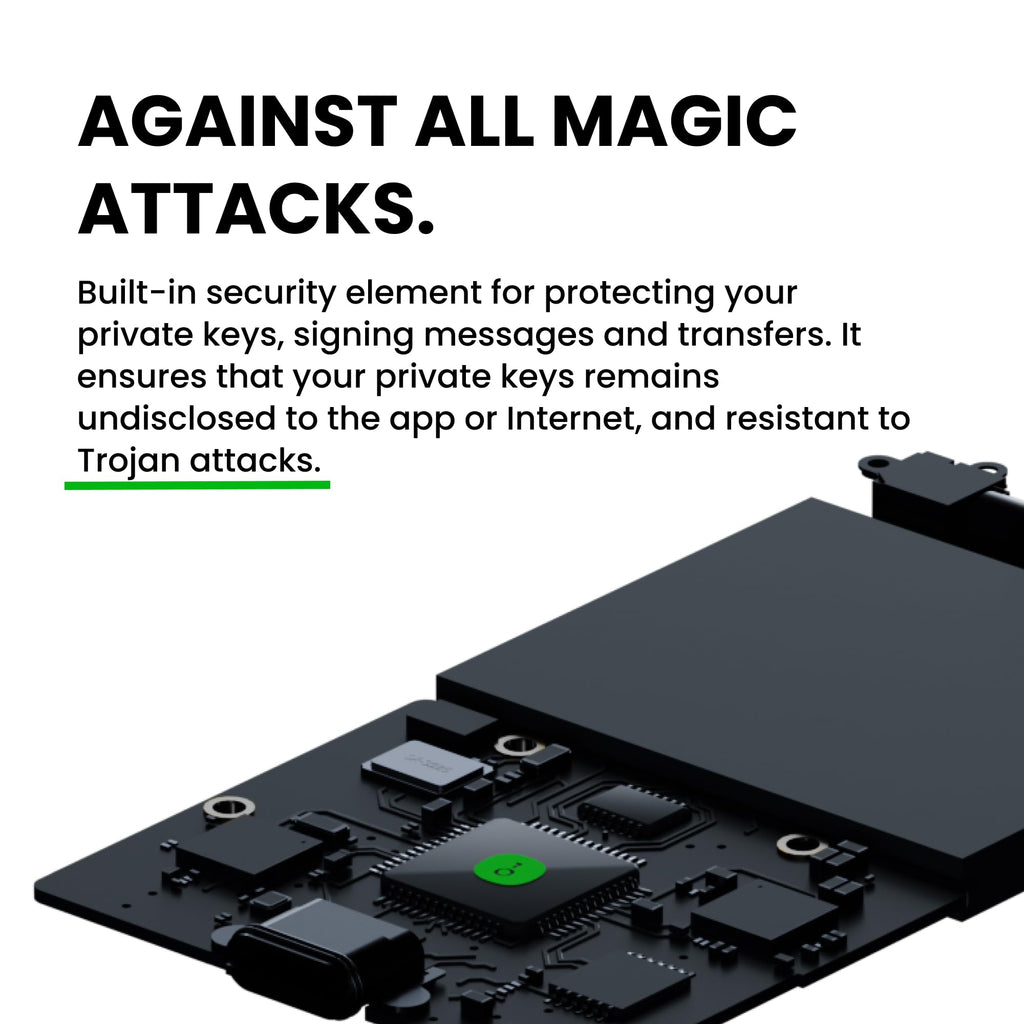 OneKey Classic 1S Pure | Battery-Free Crypto Cold Wallet for Ultimate Long-Term Storage| Open-Source | EAL6+ Secure Element