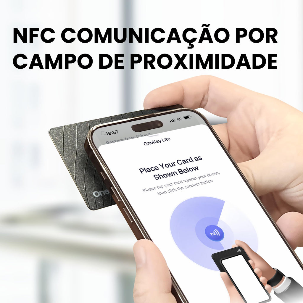 OneKey Lite - Crypto Seed Storage - Mnemonic Phrase Password Backup and Recovery Phrase Backup Card -Stored Phrase in the EAL 6+ Chip & NFC Near Field Communication- Work with APP