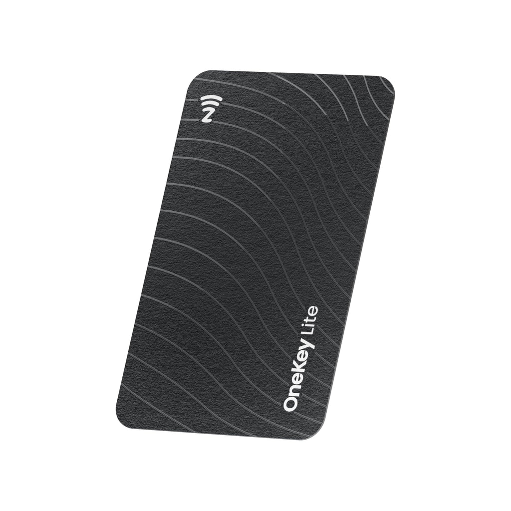 OneKey Lite - Crypto Seed Storage - Mnemonic Phrase Password Backup and Recovery Phrase Backup Card -Stored Phrase in the EAL 6+ Chip & NFC Near Field Communication- Work with APP